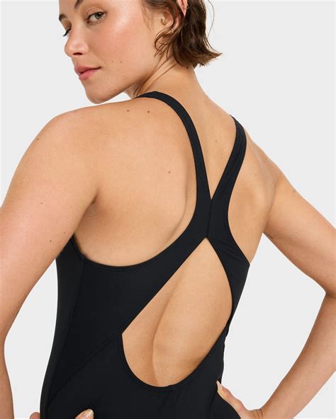 Womens Roxy Active One Piece Swimsuit – Anthracite – Roxy Australia