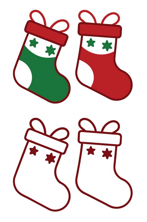 Christmas stocking clipart illustration 49995197 Vector Art at Vecteezy