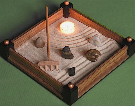 Zen Sand Garden in Dark Oak - Etsy