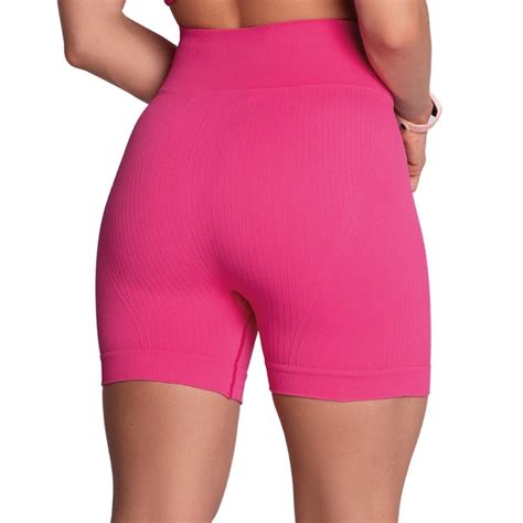 Shorts Sem Costura Academia - Shorts Selene Sem Costura e Sem Transparência Sport Academia Coleção ...