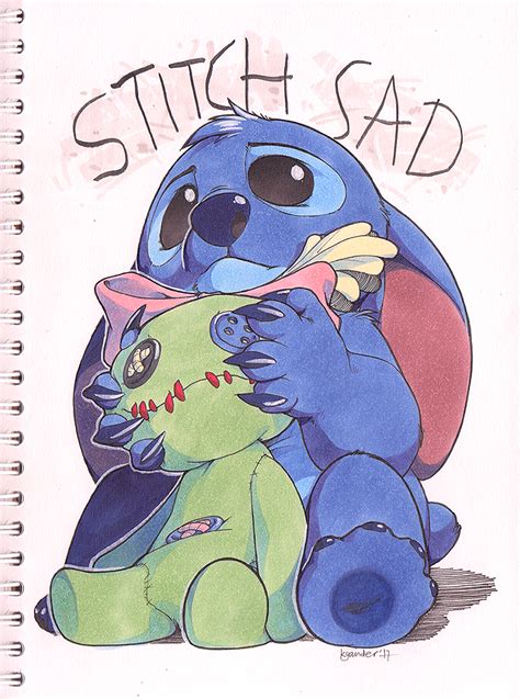 Stitch sad by kyander on DeviantArt