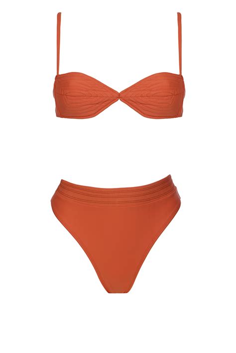 Sandra Bikini - Orange - Shani Shemer Swimwear