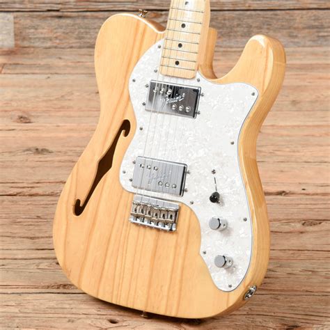 Fender Classic Series '72 Telecaster Thinline Natural – Chicago Music ...