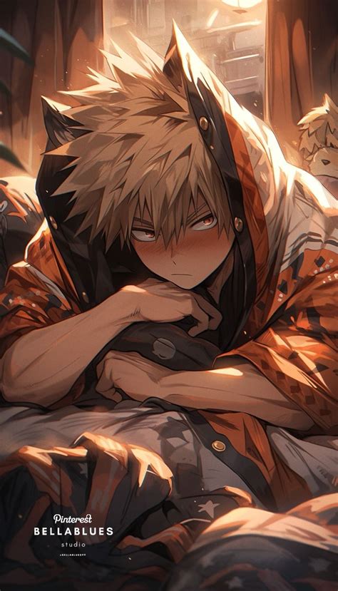 "Midnight Vibes: Reflecting on Katsuki's Chill Mood in His PJ Outfit in ...