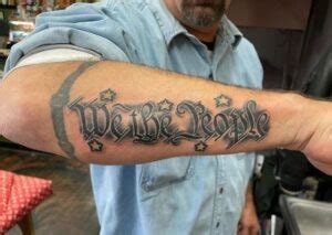 We The People Tattoo Meaning And 145 Tattoos To Depict Your Patriotism