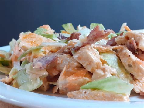 Buffalo Chicken Ranch Salad - JAHZKITCHEN