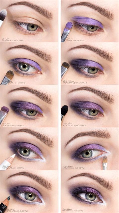 Violet Eyes Makeup Tutorial | Eye makeup steps, Smokey eye makeup, Eye ...