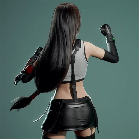 3D model Tifa Lockhart - Game Ready VR / AR / low-poly rigged | CGTrader