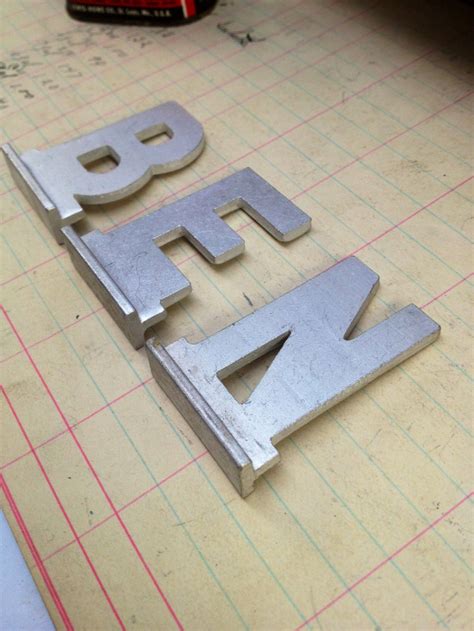 Vintage small aluminum number 1/2 one half salvaged aluminum | Etsy