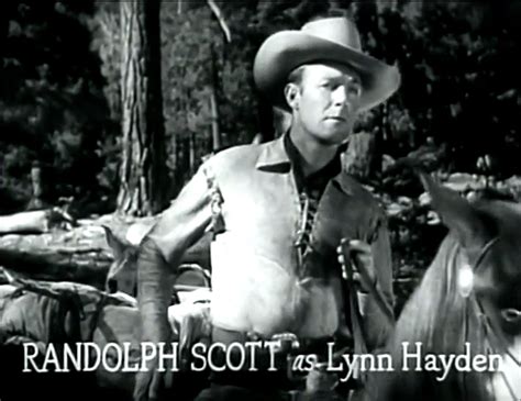 Randolph Scott – My Favorite Westerns