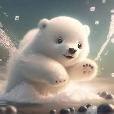Fluffy cute polar bear - LAS - Digital Art, Animals, Birds, & Fish ...