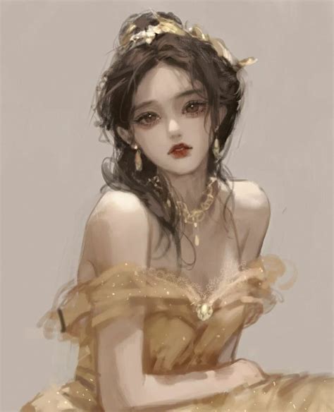 Красавица💛 | Desenhando retratos, Ideias para personagens, Criaturas ...