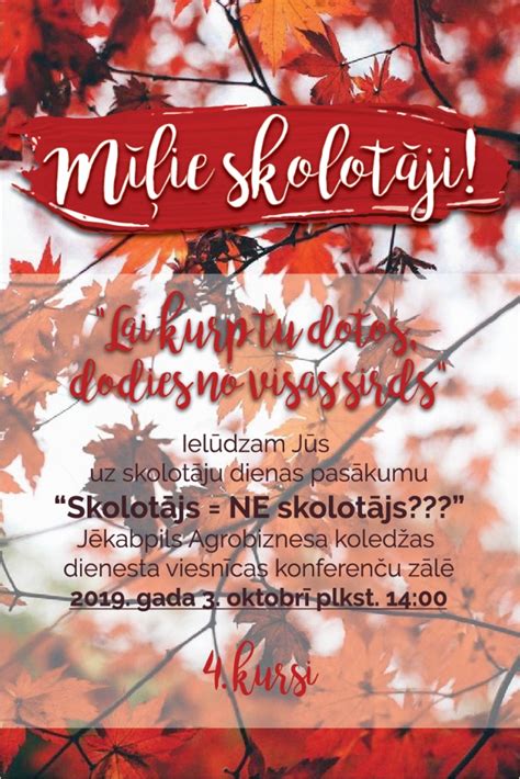 Skolotāju dienas pasākums "Skolotājs=NE skolotājs???" / Jēkabpils ...
