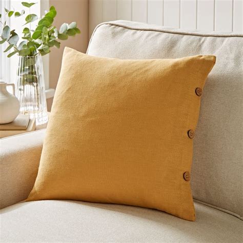 Cotton Linen Cushion Cover | Dunelm