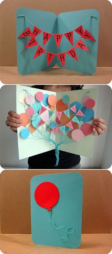 35 Beautiful Handmade Birthday Card Ideas