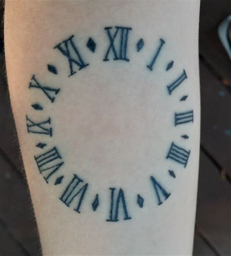roman numerals clock tattoo   clock tattoo tattoos roman