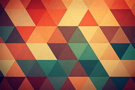 premium photo geometric wall