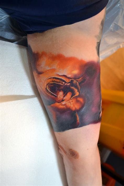 Mini Balrog Tattoo by Alan Aldred: TattooNOW