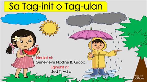 sa tag init  tag ulan youtube