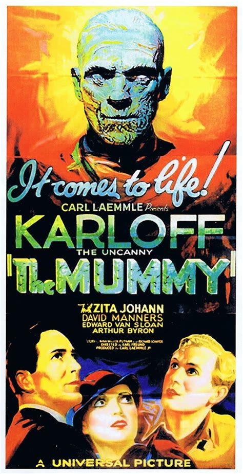 The Mummy (1932) with Boris Karloff | Classic horror movies posters ...