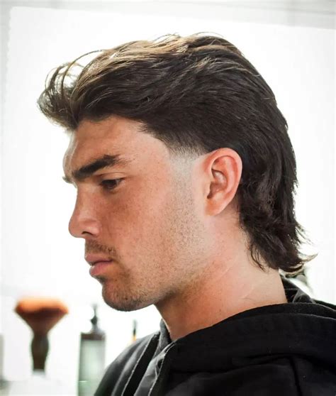 stylish modern mullet hairstyles  men