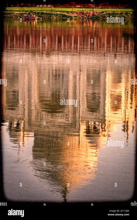 Taj Mahal reflection Stock Photo - Alamy