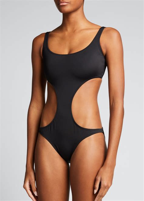 Norma Kamali Jorge Cutout One-Piece Swimsuit | Smart Closet