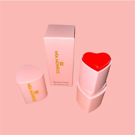 Mia Monroe’s Heart Shaped Blush Sticks – Red Tone | Mia Monroe Cosmetics