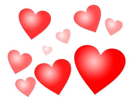 Corazones flotantes fondo Stock de Foto gratis - Public Domain Pictures