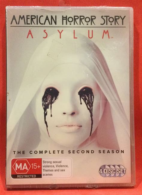 AMERICAN HORROR STORY - ASYLUM - COMPLETE SECOND SERIES - 4 DVD DISCS