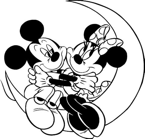 Mickey E Minnie Colorir - Mickey e Minnie para Colorir e Imprimir - Muito Fácil - Colorir e Pintar