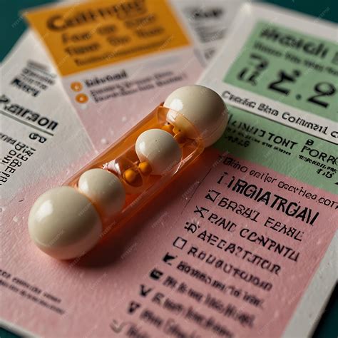 Blister Pack of Birth Control Pills with Days of the Week Labeled Above