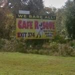 cafe risque sign   micanopy fl  virtual globetrotting