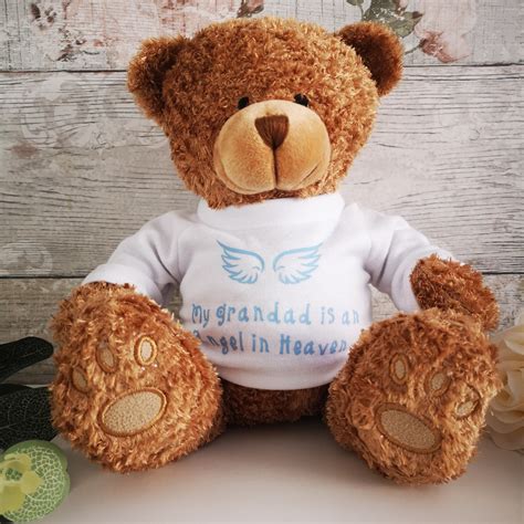 Angel Grandparent Teddy Bear - Heart in their Hand