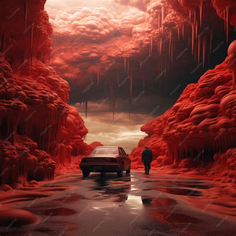 Premium AI Image | Unexpected interruptions creating mesmerizing visual