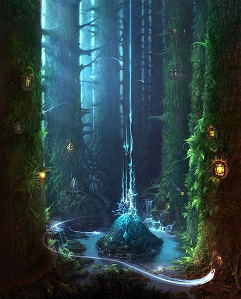 17 Best images about Art - Mystical Forest on Pinterest | Digital ...