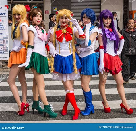 Nipponbashi Street Festa Cosplay Festival in Osaka, Japan Editorial