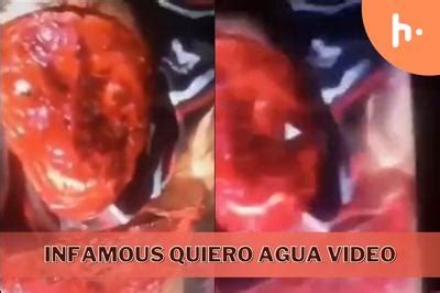 balado unveiling  horrors  infamous quiero agua video