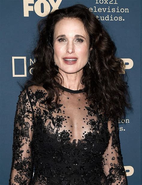 ANDIE MACDOWELL at Instyle and Warner Bros Golden Globe Awards