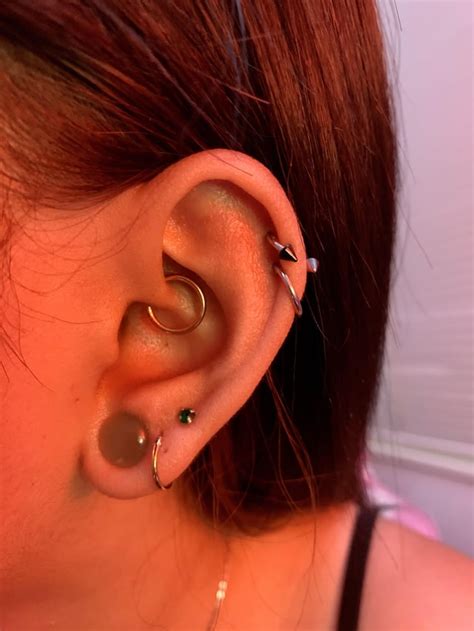 left   ear rpiercing