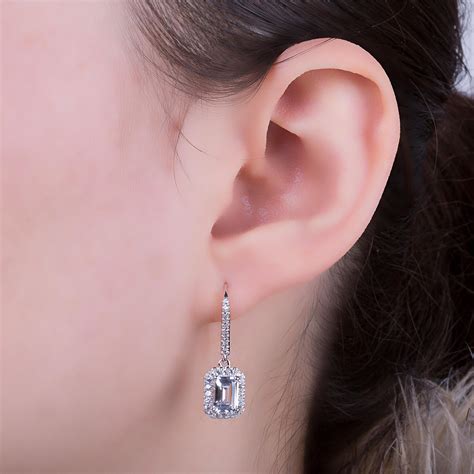 emerald cut pave earrings 10
