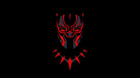 black panther wallpaper  minimal art marvel superheroes