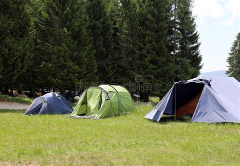 Boy Scout Camp with Tents To Sleep during the Summer Camp Stock Image - Image of boyscout ...