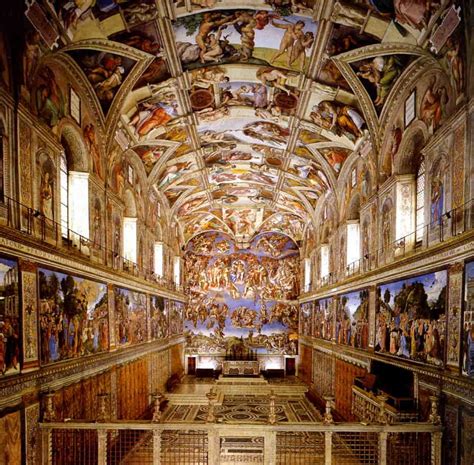 sistine chapel  frescos   greatest renaissance artists