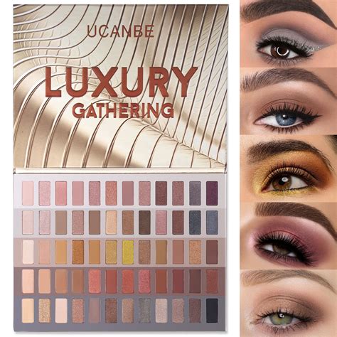 UCANBE 60 Color Naked Eyeshadow Palette - Natural Matte Glitter Shimmer