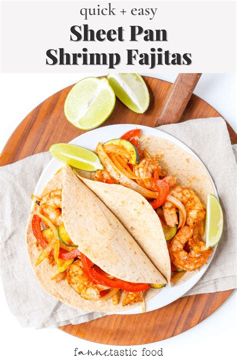 20-Minute Sheet Pan Shrimp Fajitas with Zucchini & Peppers