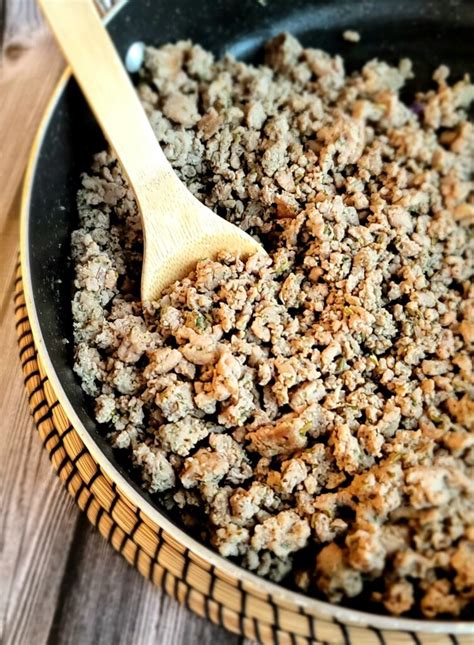 how to cook ground turkey sausage