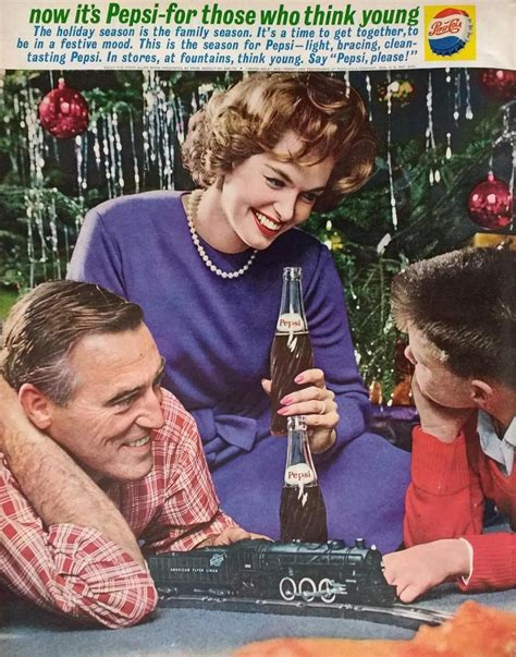 1961 Pepsi Cola Christmas advertisement. : r/vintageads