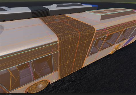 3D model Articulated City Bus Blue-White VR / AR / low-poly | CGTrader