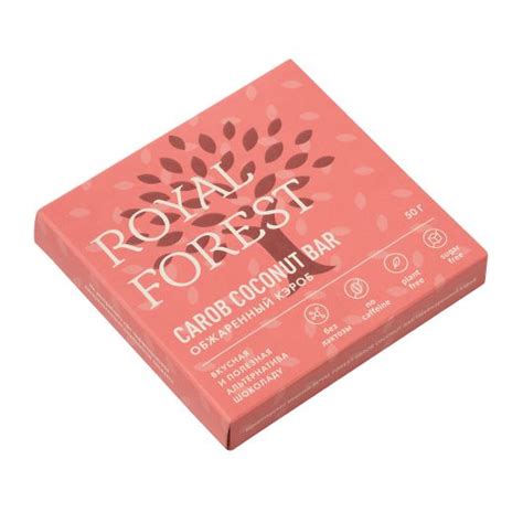 Кокосовый шоколад из обжаренного кэроба Royal Forest купить в интернет ...